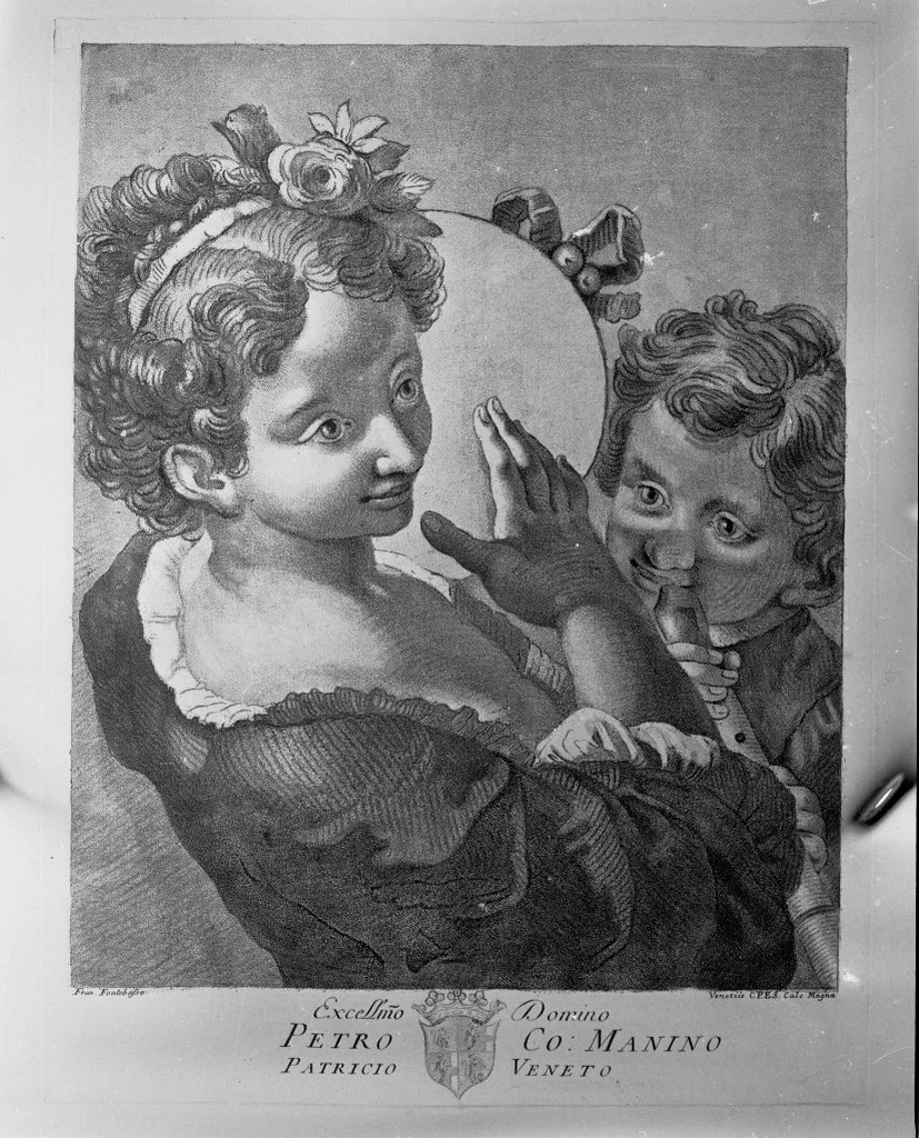 Suonatrice di cembalo con bambino - Gallerie dell'Accademia, Venezia